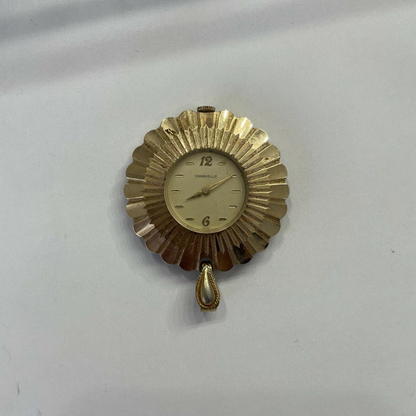 Vintage Caravelle Watch Pendant (Not Working)