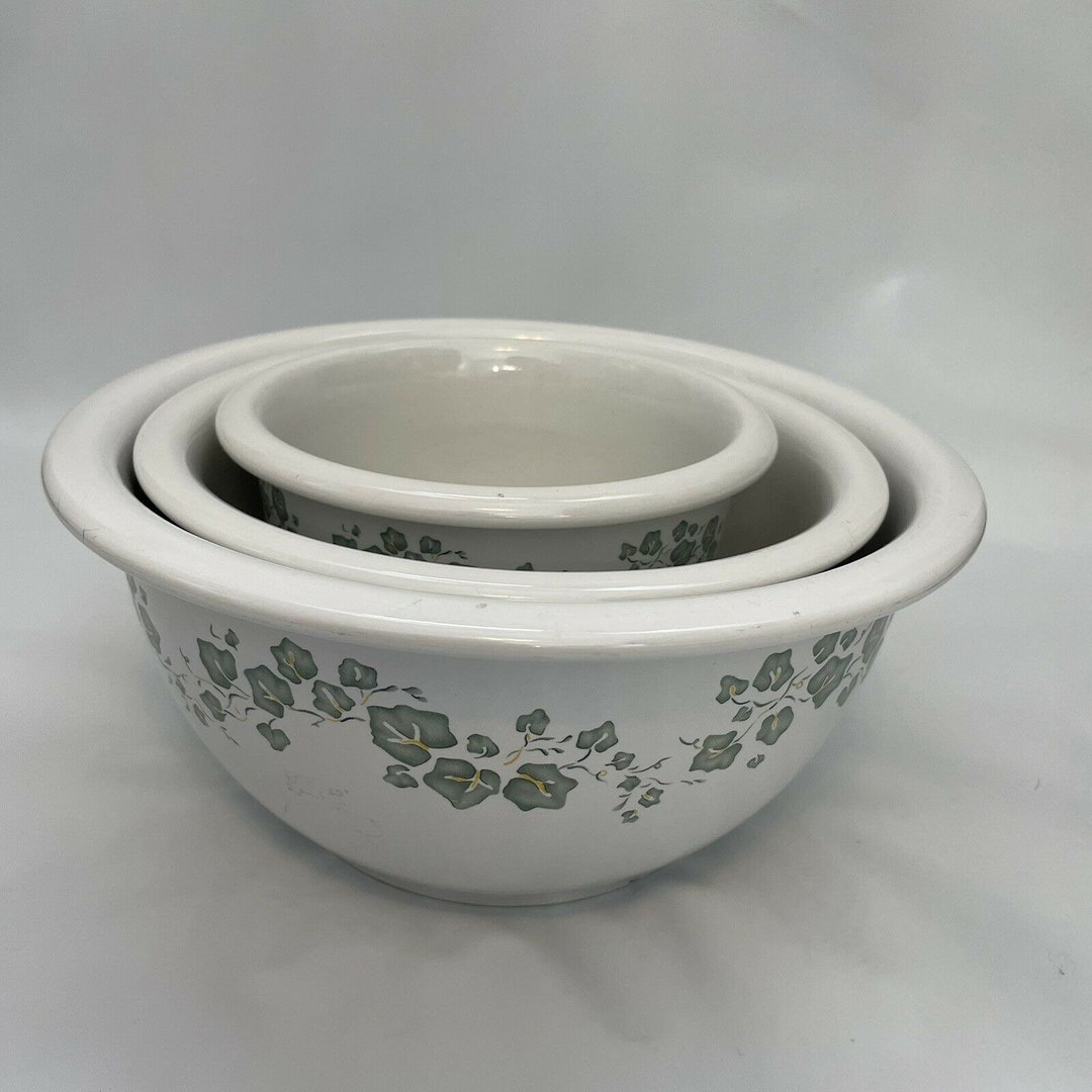 Corelle Cordinates Stone Ware Nesting Bowls Oven Safe Etsy