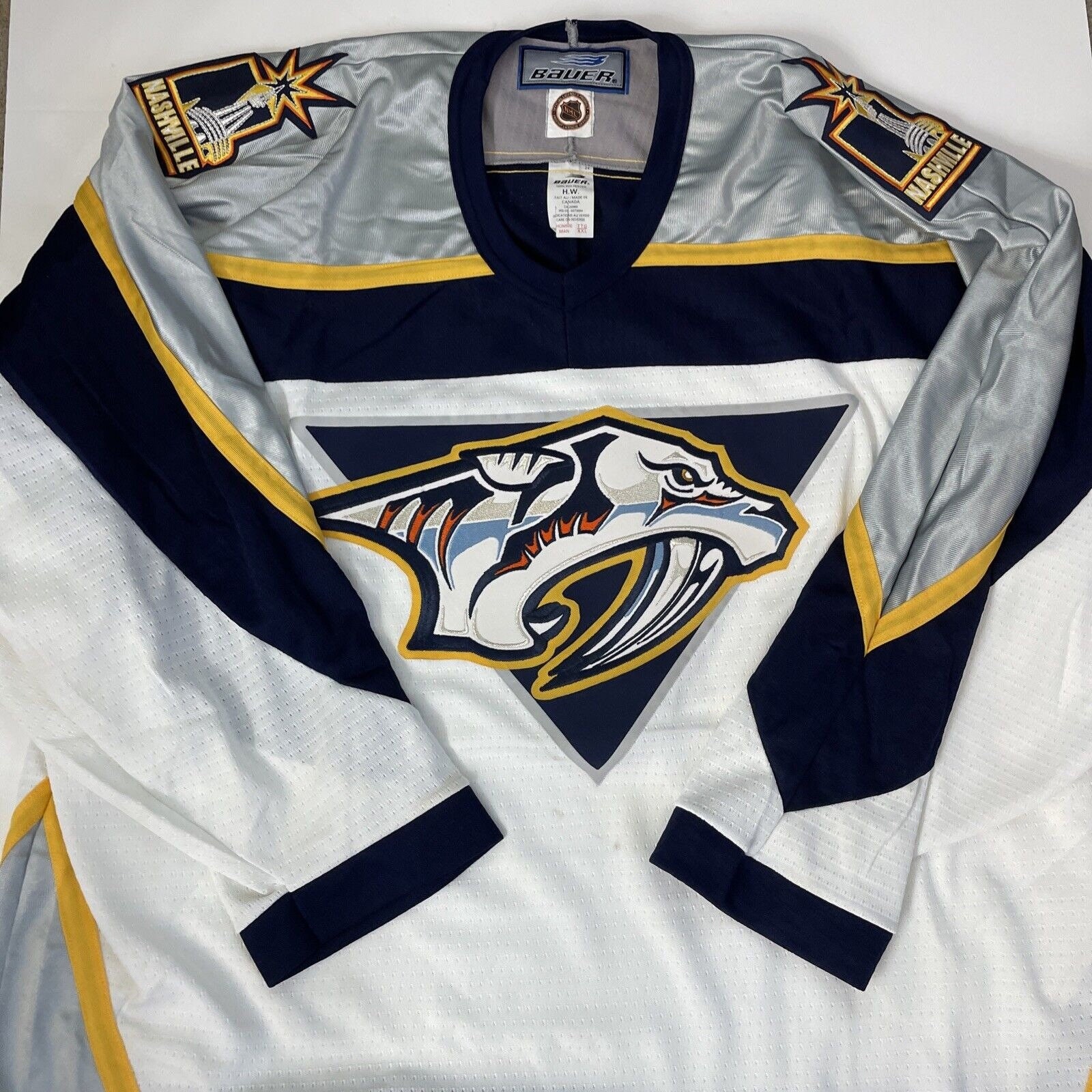 Nashville Predators Personalized Name And Number NHL Mix Jersey