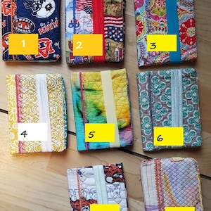 3.5 x 5.5 in refillable  washable Mini notebook purse notebook pocket small field notes field diary wallet sized doodle book blank lined