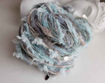 Spitz-novelty yarn 50gr/fiber samples • Scrapbooking, Weaving, Mixed Media, Crafts, Junk Journal,Needle Art,mixed yarns,Ribbon