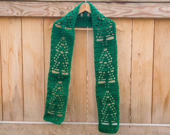 Yule Scarf Crochet Pattern, Do It Yourself Gifts Ideas For Friend Mom Dad Boyfriend, Instant Download, DIY Crafts
