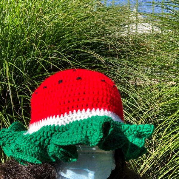 Watermelon Hat Etsy