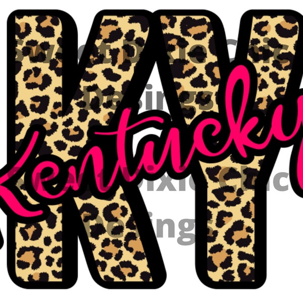 Leopard Hotpink KY w/Kentucky