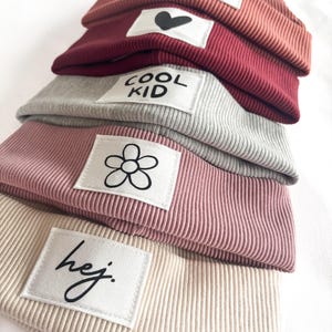 DICKE PATCH-MÜTZE | Statement Mütze | Beanie | Personalisierte Mütze | Kindermütze | Kleinkindmütze I Personalisierte Geschenke