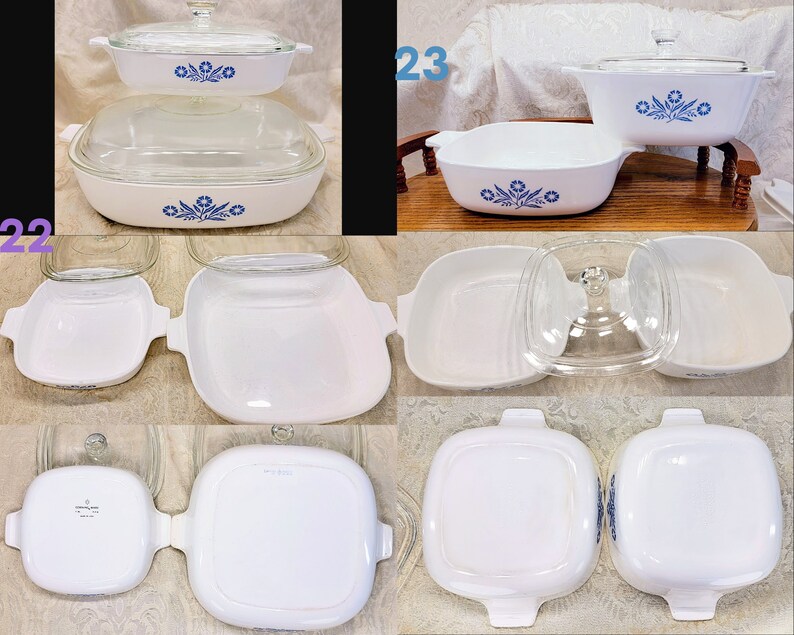 Vintage Blue Cornflower Corningware Circa 19581986 Etsy