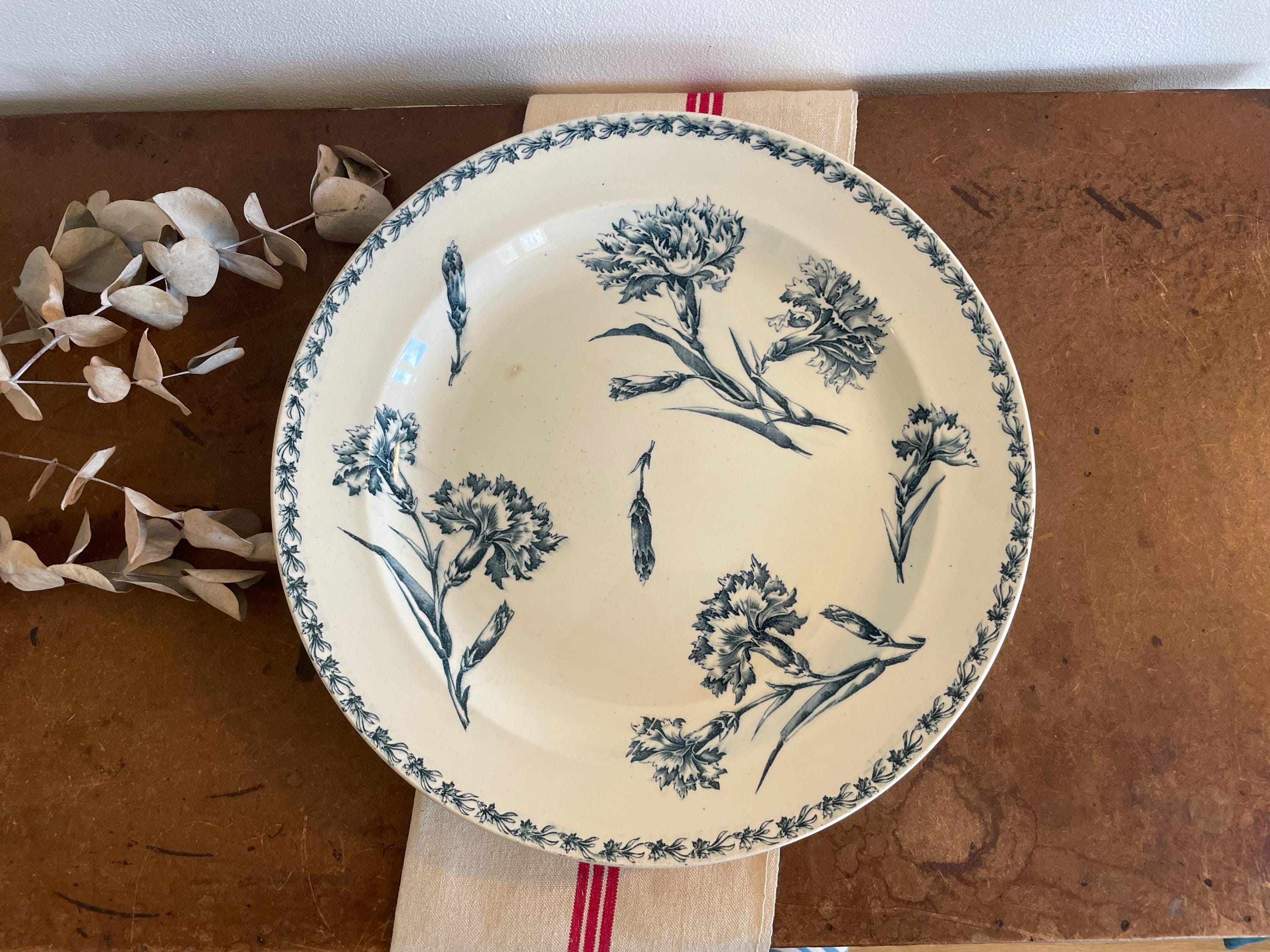 Ironstone Blue Carnation - Etsy
