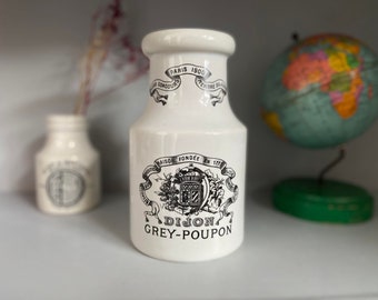 ディゴワン GREY-POUPON DIJON マスタードポット サルグミンヌ オールド マスタード ポット ディジョン グレー プポン アンティーク