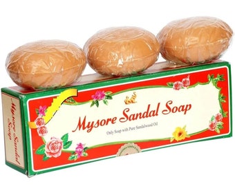 Mysore sandal Sandalwood Bath soap Bar 150gx3 pack Wholsale price