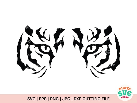Tiger Eyes Svg Eye of the Tiger Svg Png Eps Dxf Silhouette - Etsy