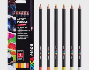 Lápices de artista Uni-ball Posca (paquete de 6)