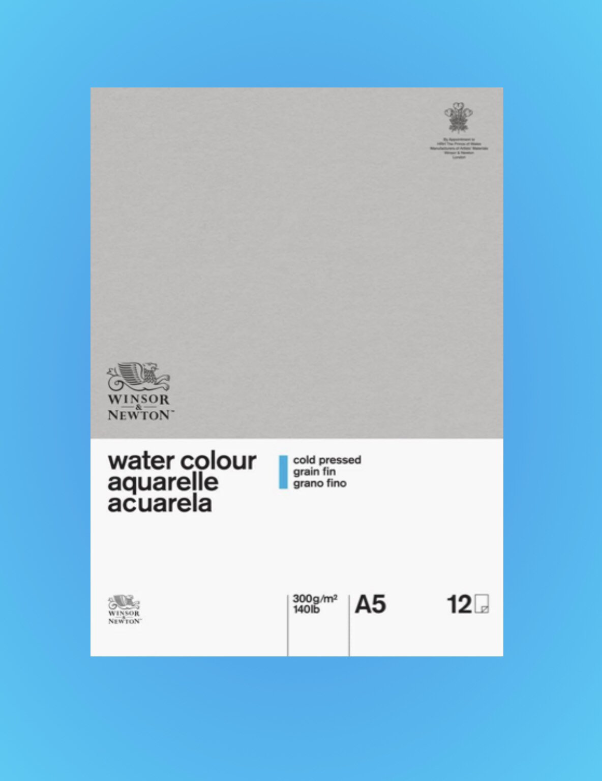 Winsor & Newton Classic A5 Cold Pressed Water Colour Paper Gummed Pad