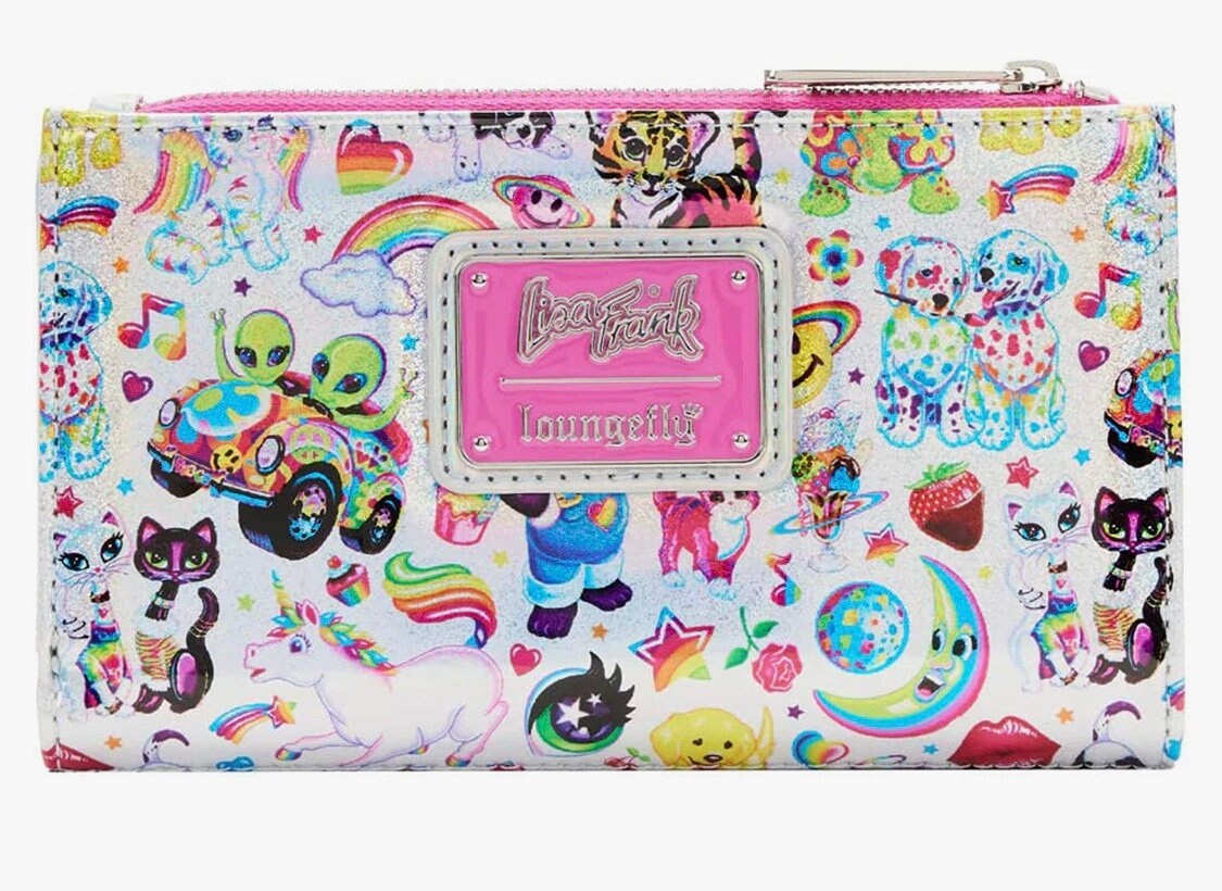 Tassen & portemonnees Portemonnees & Geldclips Portemonnee met ketting Jelly Coin Purse Ik hou van de jaren 90 speelgoed Rubber Silicone Coin pouch vintage opbergkoffer Stash Neon School Supplies Lisa Frank 