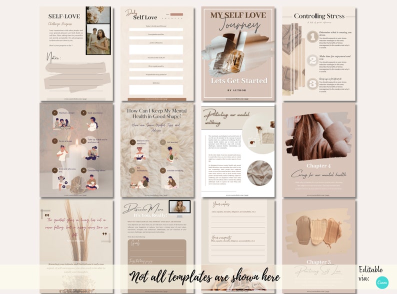 Done for You Self Love Journey Brandable Ecourse Lead Magnet Ebook ...