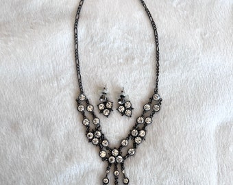 Colorful Indian Necklace, Indian Jewelry, Indian Set, Multicolor Jewelry, Colorful Necklace and Earrings