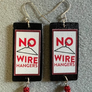 Wire Hangers Pro-Choice Rectangle Earrings