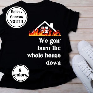 Burn House Down, AJR, AJR Merch, ajr concert, Concert Shirt, T-Shirt, ajr ideas, gift ideas, concert ideas, ajr fan, YOUTH