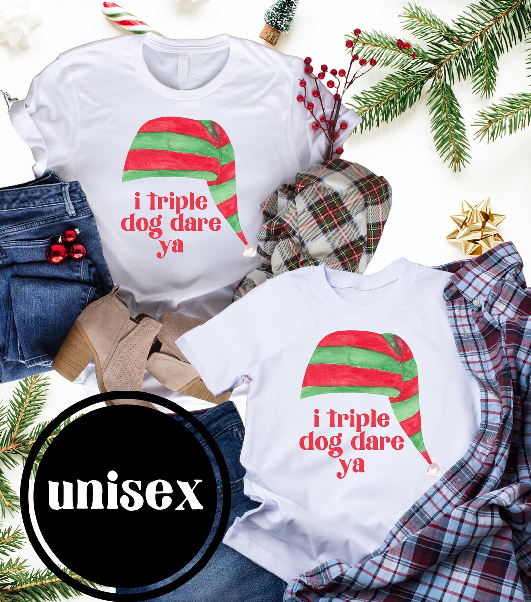 A Christmas Story Shirt I Triple Dog Dare You Shirt Ideas Etsy