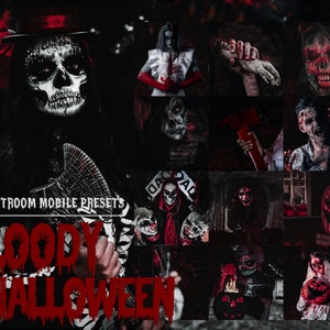 10 Mobile Lightroom Presets, Bloody Halloween Mobile Preset, Deep Moody Filter Instagram Preset Lifestyle Presets DNG Preset Blogger Presets