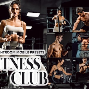12 Mobile Lightroom Presets, Fitness Club Mobile Preset, Sport filter, Blogger Preset, DNG Presets, Lifestyle Preset, Instagram Presets, Gym