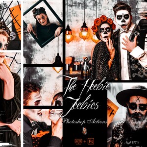 12 Photoshop Actions, The Heebie-Jeebies Ps Action, Halloween ACR Preset, Horror Ps Filter, Atn Portrait Lifestyle Theme Instagram Blogger