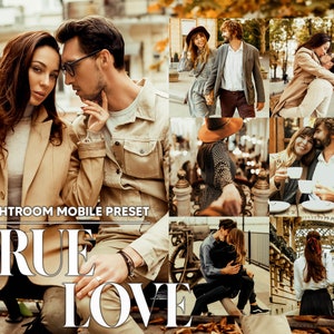 18 Mobile Lightroom Presets, True Love Mobile Preset, Romance Filter, Blogger Preset DNG Presets, Lifestyle Preset, Instagram Presets