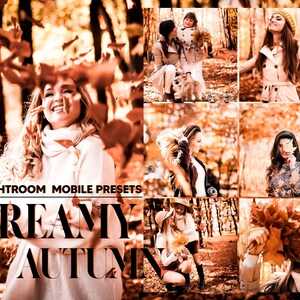 12 Mobile Lightroom Presets, Dreamy Autumn Mobile Preset, Beauty Filter, Lifestyle Preset, Instagram Presets, Moody Preset, DNG Presets