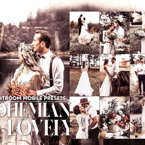 12 Mobile Lightroom Presets, Bohemian Lovely Mobile Preset, Wedding Filter, Lifestyle Preset Instagram Presets, Bright Preset, DNG Presets