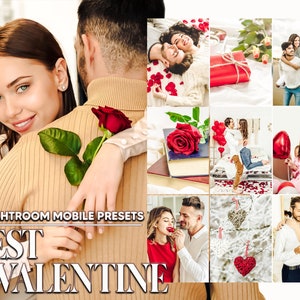 16 Mobile Lightroom Presets, Best Valentine Mobile Preset, Bright Filter, Romantic Preset, Romance Preset Instagram Presets, DNG Presets