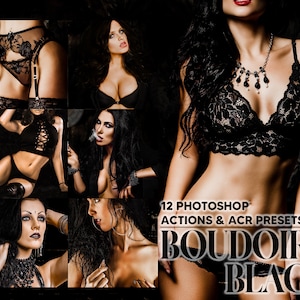 12 Photoshop Actions, Boudoir Black Ps Action, Lux Sexy ACR Preset, Warm Clean Ps Filter, Atn Portrait And Lifestyle Theme Instagram Blogger