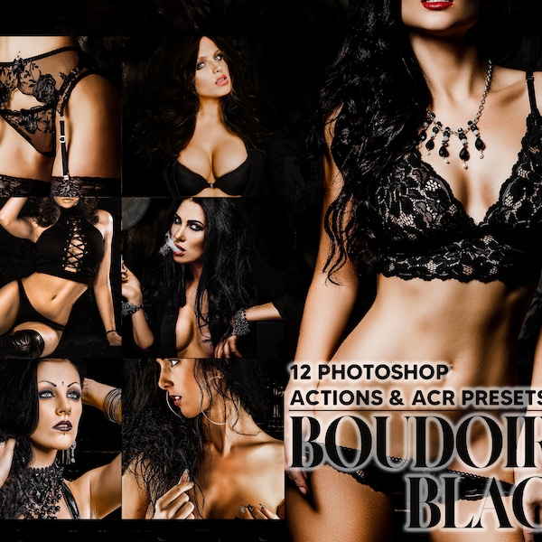 12 Photoshop Actions, Boudoir Black Ps Action, Lux Sexy ACR Preset, Warm Clean Ps Filter, Atn Portrait And Lifestyle Theme Instagram Blogger