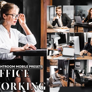 12 Mobile Lightroom Presets, Office Working Mobile Preset, Business Filter, Corporate Preset Instagram Presets, Lifestyle Preset, DNG