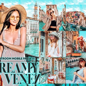 12 Mobile Lightroom Presets, Dreamy Venez Mobile Preset, Bright Filter, Blogger Preset DNG Presets Lifestyle Preset Instagram Presets Summer