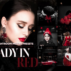 12 Mobile Lightroom Presets, Lady In Red Mobile Preset, Monochrome filter, Blogger Preset, DNG Presets, Lifestyle Preset, Instagram Presets