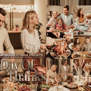 12 Mobile Lightroom Presets, A Day Of Thanks Mobile Preset, Thanksgiving Filter, Fall Outdoor Preset Instagram Presets, Lifestyle Preset