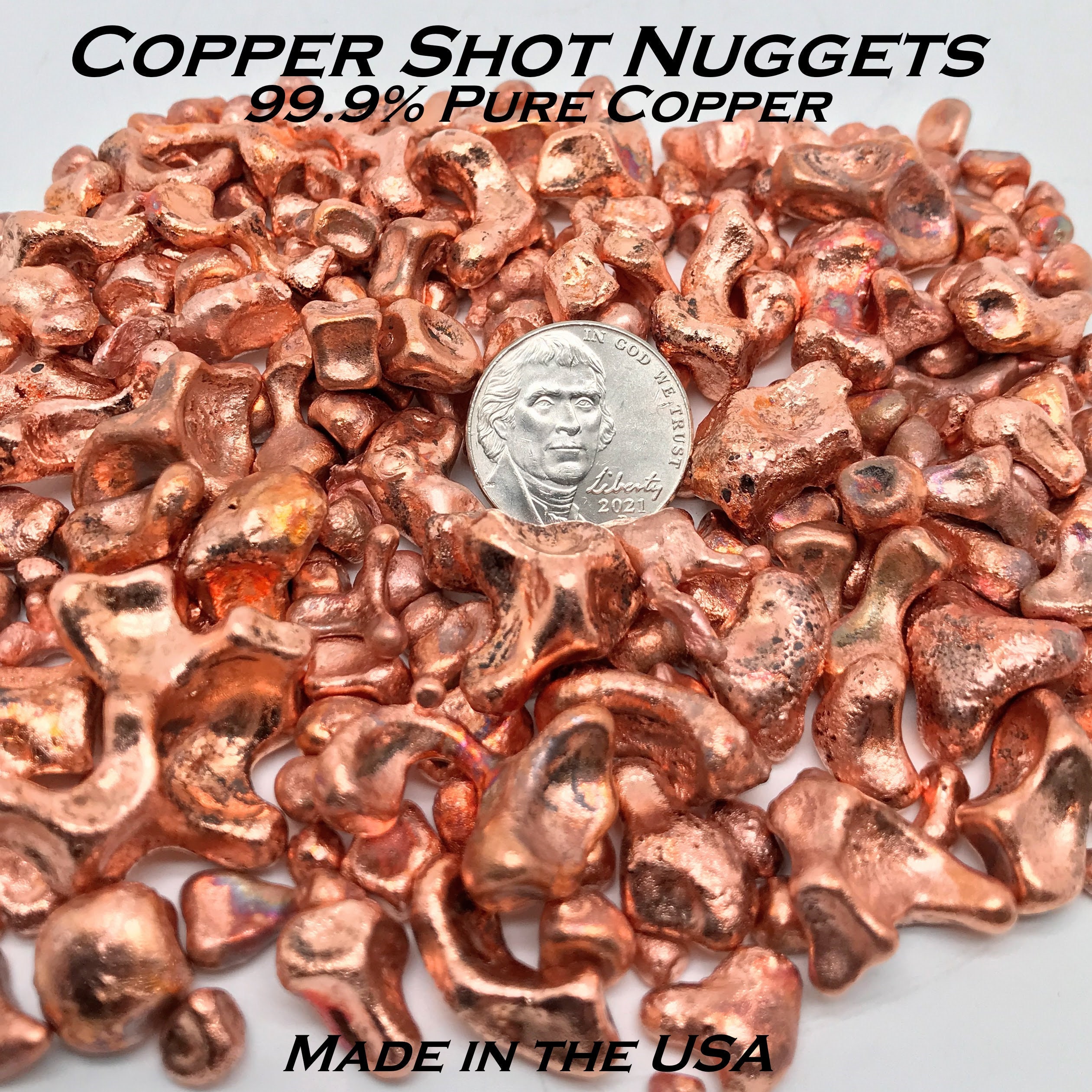 Fine Copper Ingot - XRF Analyzer Verified .999Cu Purity - 1lb
