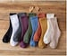 10 Solid Colors Women Cotton Blend Socks, Cute Short Boot Socks, Soft Thick Cotton Socks, Winter Autumn Warm Socks, Sport Socks, 3 for 9 