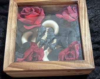 Raven wax melts | moon soy wax melts | Soy wax | wax melts | Crescent moon | Witchy gift | handmade | Unique gifts | Scented wax | Flameless
