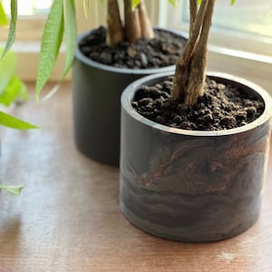 Cement Planter | Cement planter with Tray | Planter | Indoor planter | Succulent planter  | Cement Decor | Cement bowl | Handmade | Pot