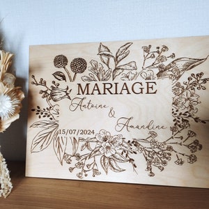 Personalized wedding poster sign