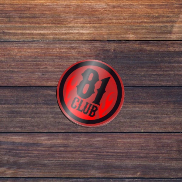 81 Club Axe Throwing IATF Sticker