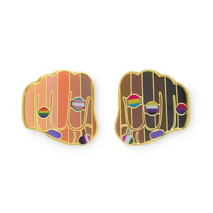 Intersectional Feminist - 2" Hard Enamel Pin - Racial Justice - Queer - Intersectionality - Activist - Portion of Proceeds Donated