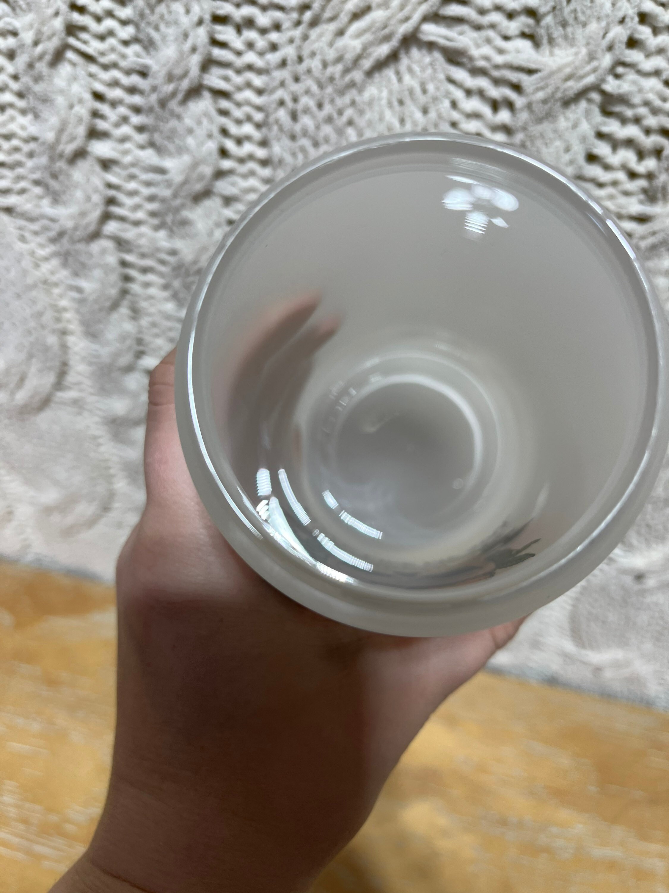 Mülleimer nicht Mülleimer nicht Milchglas Bierkrug Glas Soda Becher Glas  Eiskaffeetasse Minimalistischer ästhetischer Glas Libby Becher Tumbler -  .de