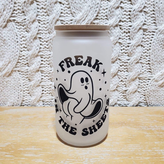 Freak in the Sheets Glass Beer Can Glass Soda Can Glass 