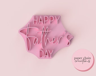 Happy Father's Day V2 Fondant Embosser