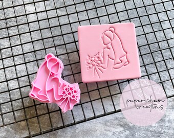 Bride Fondant Embosser