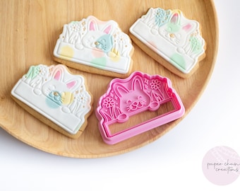 Easter Plaque Cookie Cutter and Fondant Embosser