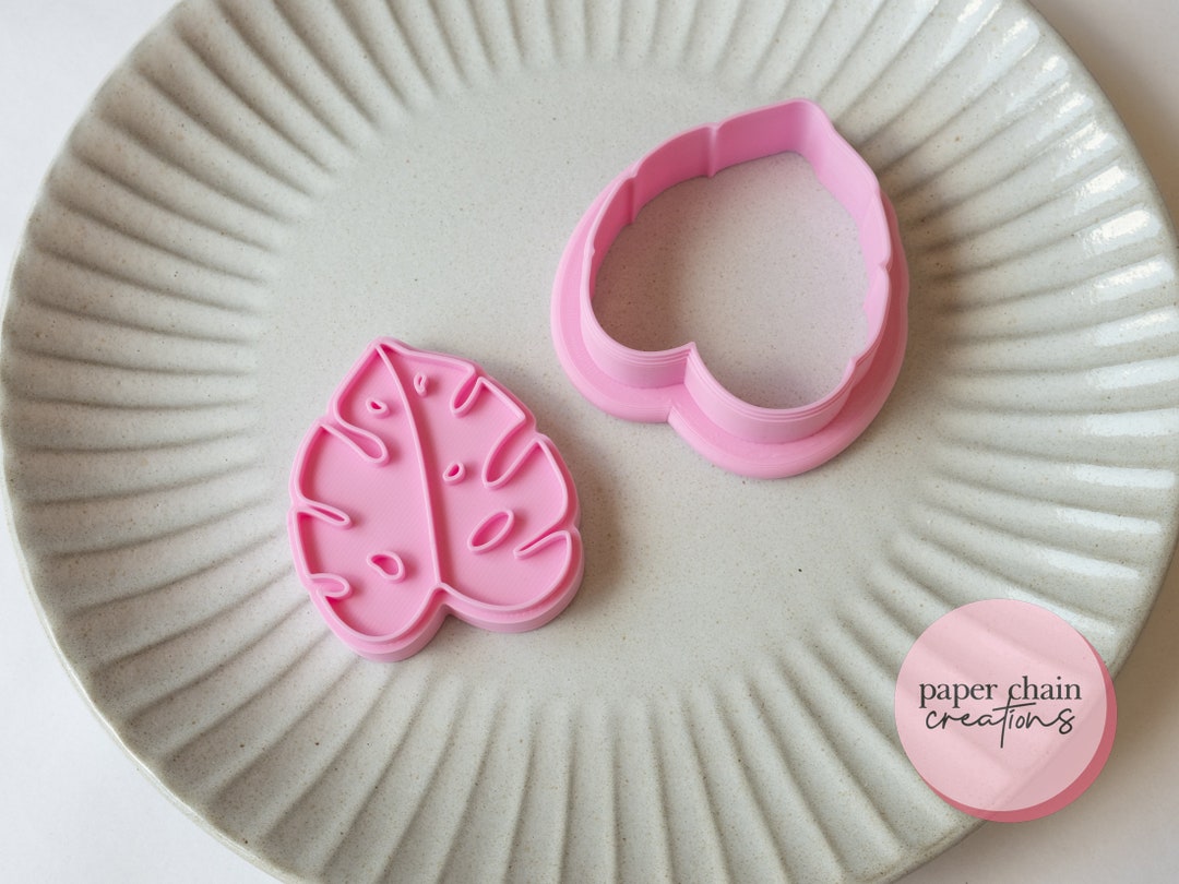 Monstera Jungle Leaf Cookie Cutter and Fondant Embosser - Etsy Australia