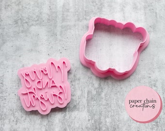 Merry and Bright Cookie Cutter and Fondant Embosser