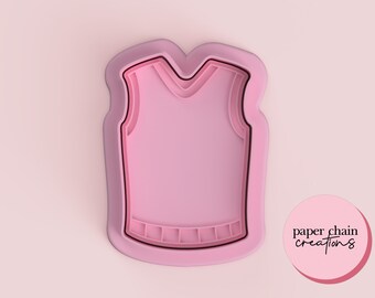 Football Jumper Cookie Cutter and Fondant Embosser